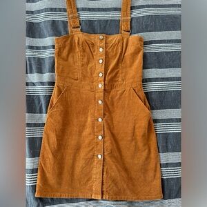 Gap Corduroy Button Up Dress - Womens Medium